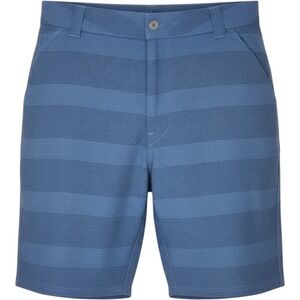 Oakley Men Blue Striped Hybrid Walk Shorts Size 36W Stretch Performance Athletic